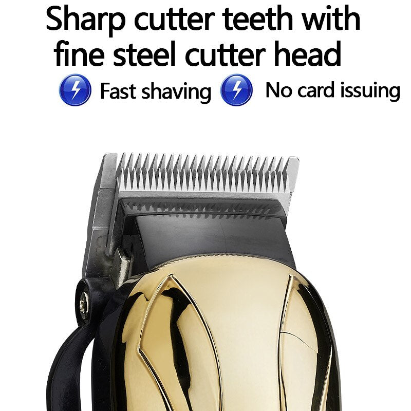 Professional Hair Clipper for Barber Rechargeable Hair Trimmer Hair Shaving Machine Electric Hair Cutting Beard Cut
