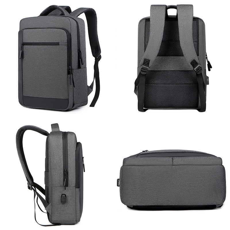 Men's backpack New Multifunctional Waterproof Nylon Male Backpack Fashion Portable USB Charging Bag For Laptop 15.6 Inches