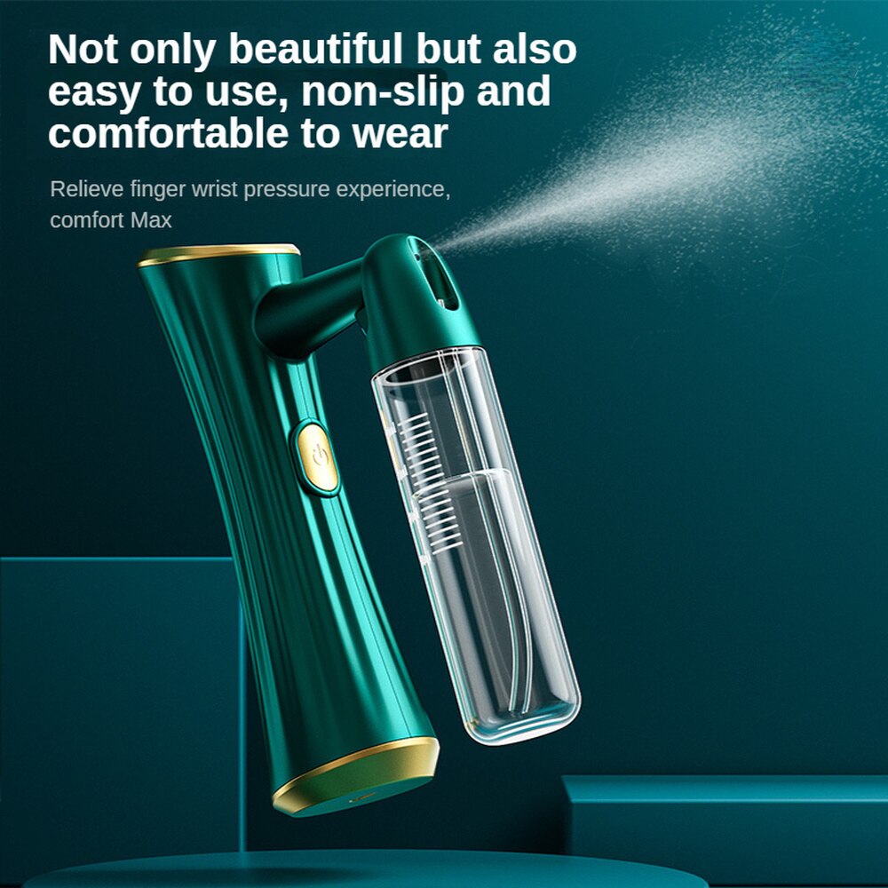 80ML Hand-held Facial Blue Light Oxygenation Instrument Facial Hydration Sprayer Suitable for Home Skin Care Beauty Instrument