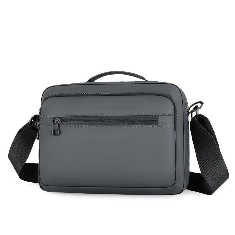 Multifunctional Men's Shoulder Bag New Nylon Fashion Casual Messenger Bag Solid Color Zipper Travel Crossbody Bags For Men