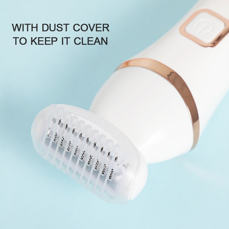 Electric Shaver for Women Rechargeable Body Hair Removal 3 Blades Pubic Hair Shaving Razor for Legs Underarms Bikini Trimmer