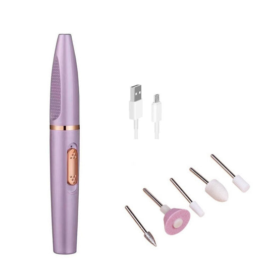 5 in1 Mini Nail Polishing Machine USB Rechargeable Manicure Drill Machine Accessory Pedicure Gel Polish File Buffer Nail Tools