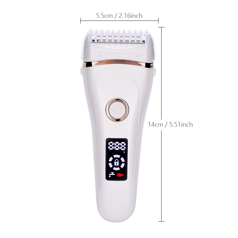 USB Rechargeable Lady Shaver Hair Removal Clipper Device Women Epilator Electric Shaving Scraping Razor Remover Waterproof