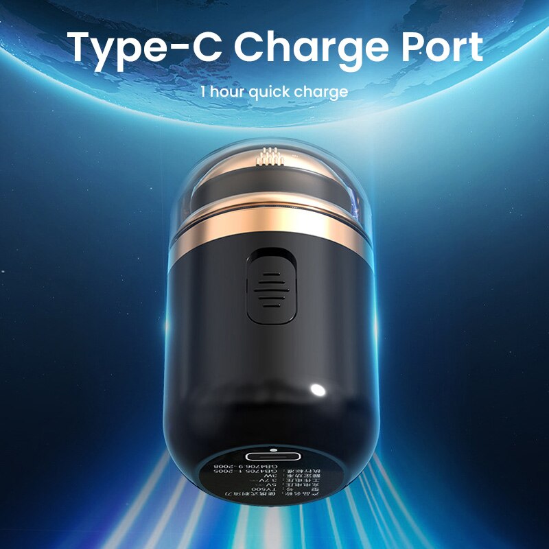 Mini Electric Razor Shave Portable Electric Shaver Pocket Size Portable Outdoor Smart Battery Tool Mini Beard Razor For Men