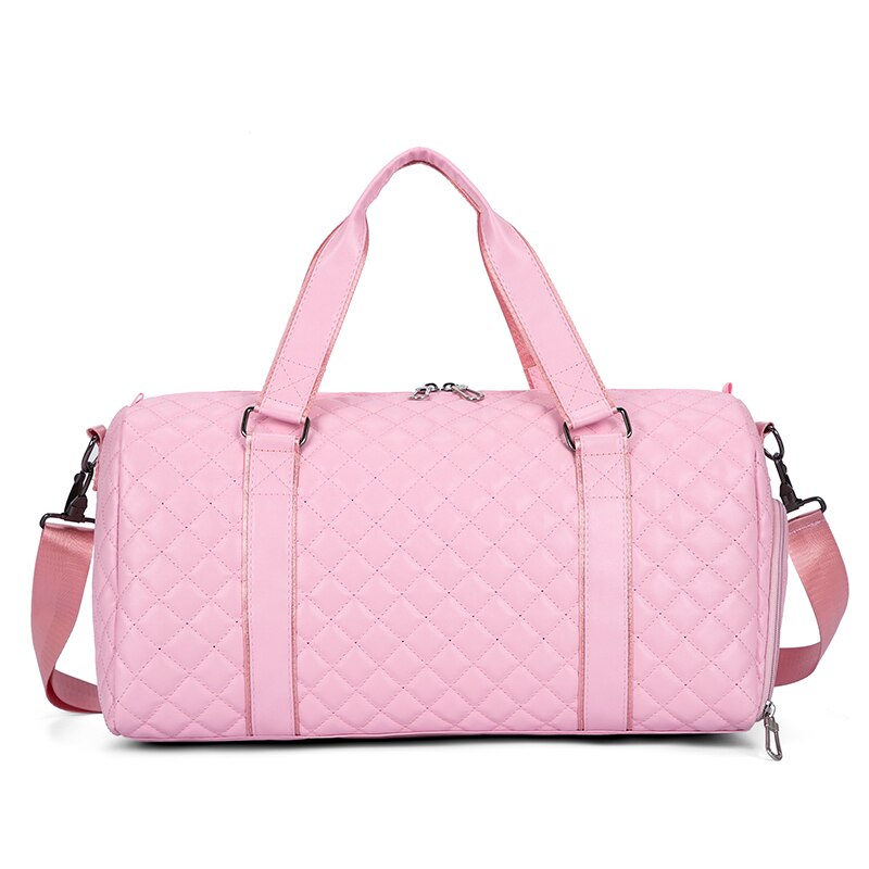 PU Leather Men's Fitness Travel Bag Simple Large Capacity Shoulder Messenger Bag Multifunctional Design Unisex Handbag