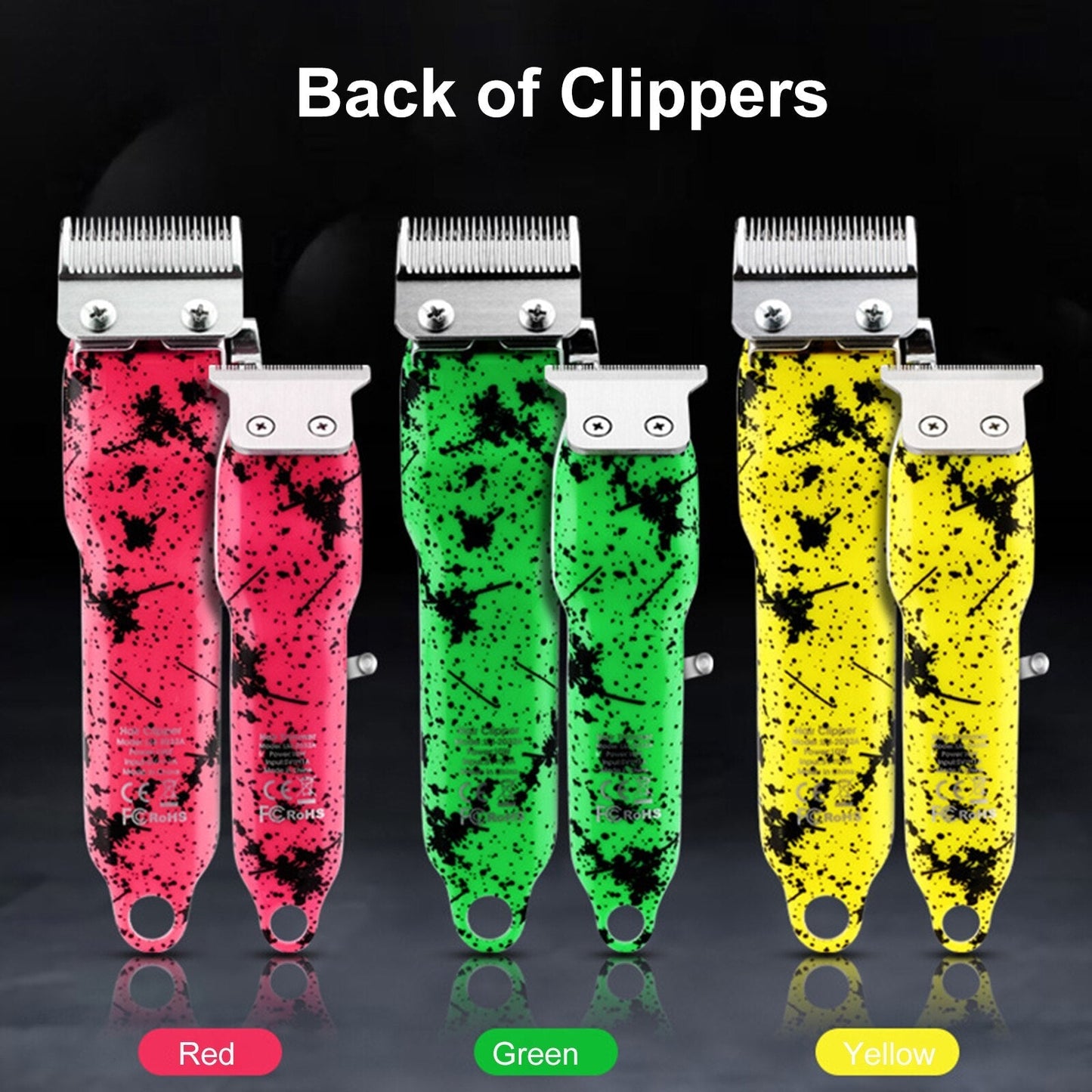 New Electric Hair Clippers Cordless Hair Trimmer Haircut Kit 16 Guide Combs Hair Trimming Styling Grooming Kit Barber Tool