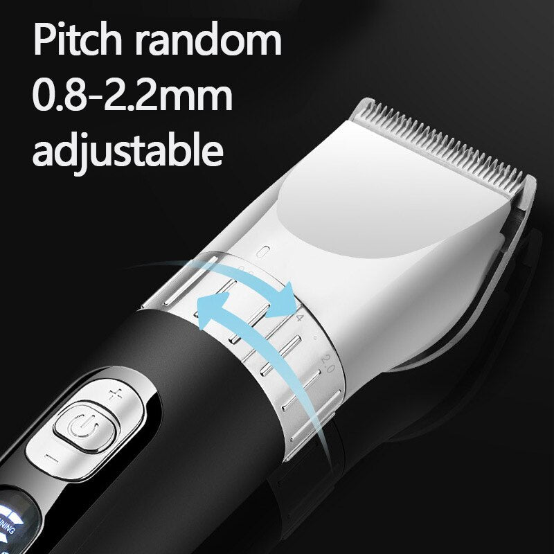 Adjustable 5-speed Hair Clipper Electric Beard Hair Trimmer for Men Rechargeable Hair Cutting Machine Barber/family