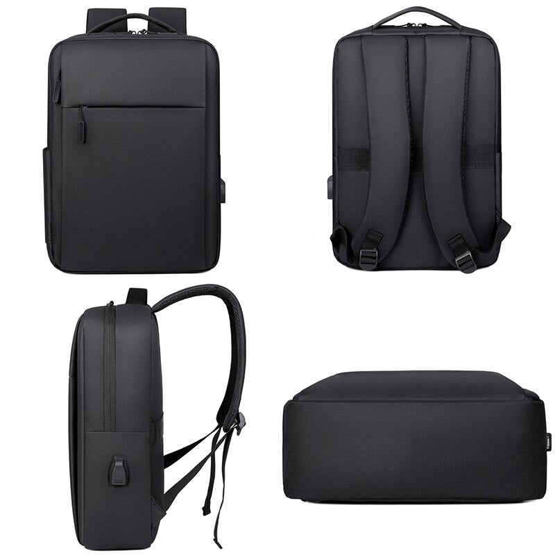 Men's Business Backpack 2022 High-quality Nylon Laptop 15.6 Inches Luxury Waterproof Portable Travel Bag For Male Large Capacity
