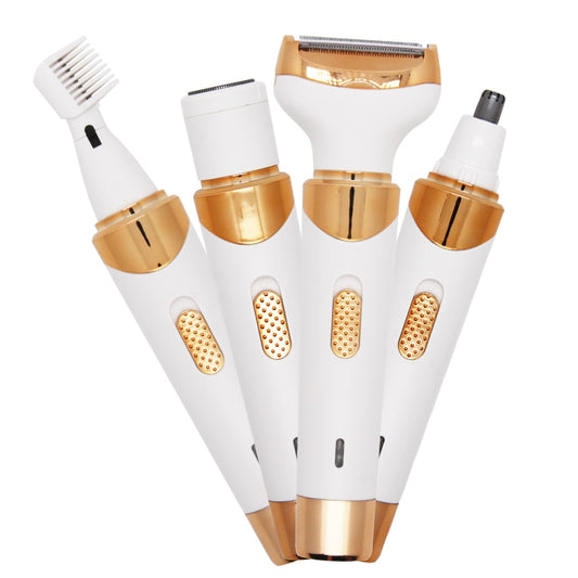 4 in 1 Women's Electric Epilator USB Charging Portable Hair Remover Bikini Painless Shaver for Women Body Facial Eyebrow Trimmer
