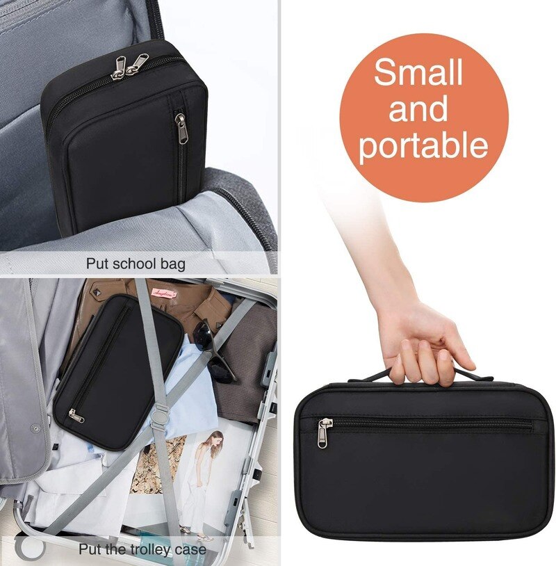 Professional Cosmetic Bag Beauty Case Toiletry Brush Organizer Multi Functional Makeup Bag for Travel & Home