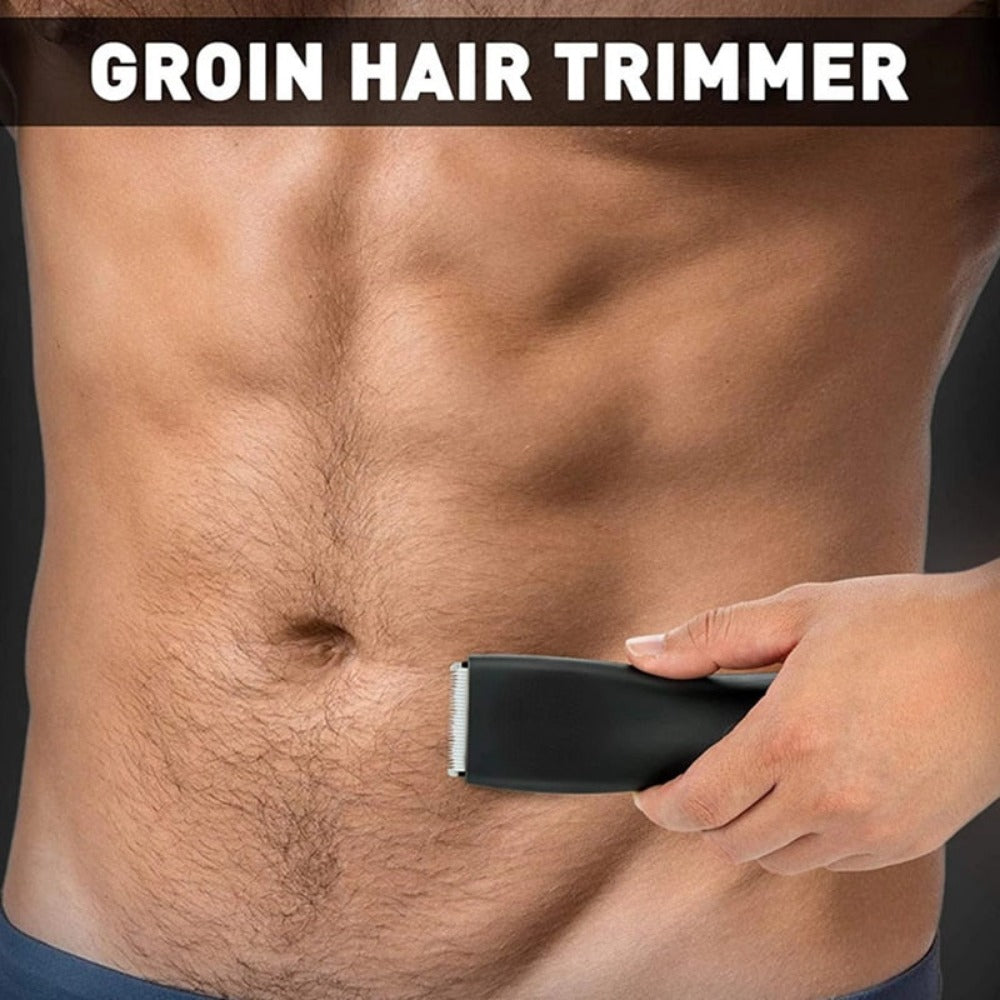 Men Electric Shaver for Body  Groin Trimmer Male Waterproof Razor Rechargeable Clipper Pubic Hair Epilator