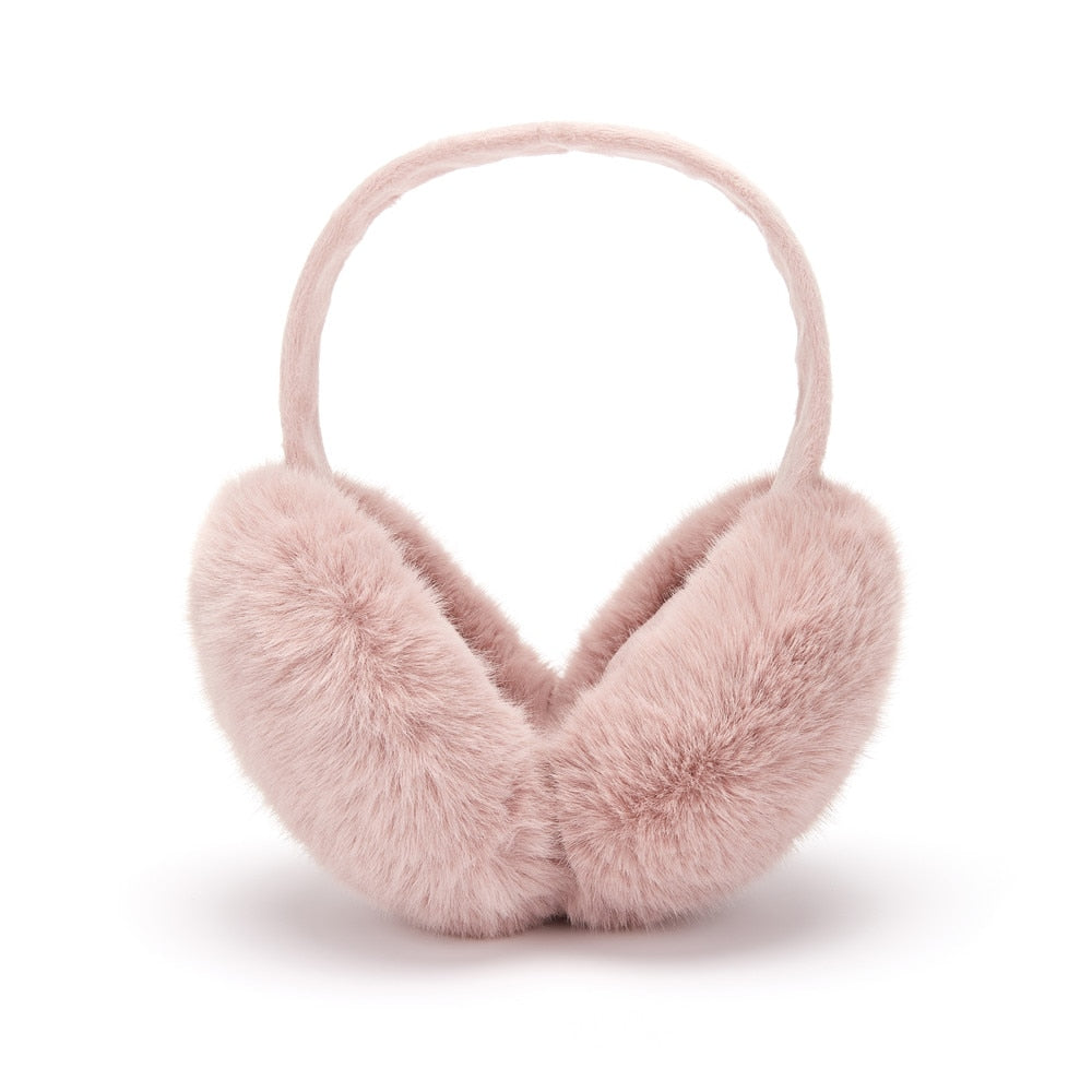 Winter New Plush Earmuffs Fashion Cute Warm Hood Woman Man kid Universal for Halloween Christmas Birthday Gift