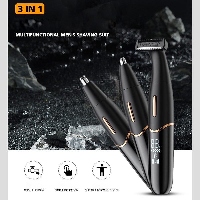 Hair Removal Intimate Area Haircut Clipper for The Groin Epilator Razor Man Lady Shaving eyebrow Nose Trimmer MEN