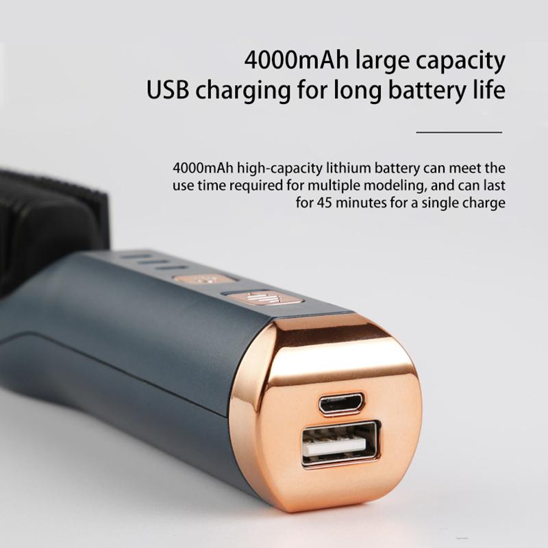 Portable Hair Straightener Curling Wireless Ion Comb USB Charge Straight Hair Brush Multifunction Straight Hair Comb women mini