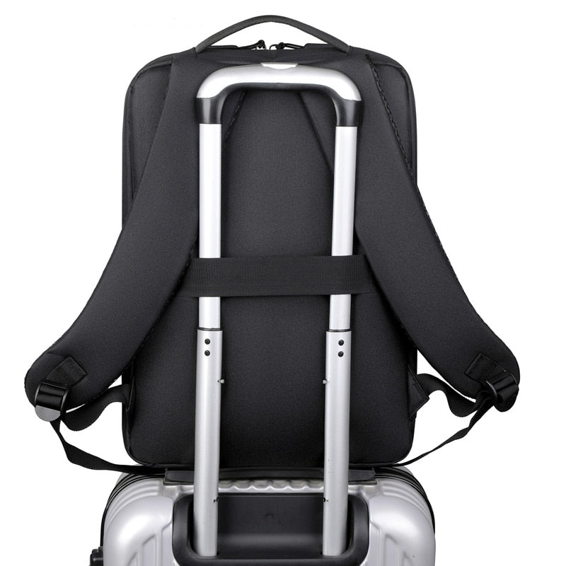 Men's Business Backpack 2022 High-quality Nylon Laptop 15.6 Inches Luxury Waterproof Portable Travel Bag For Male Large Capacity