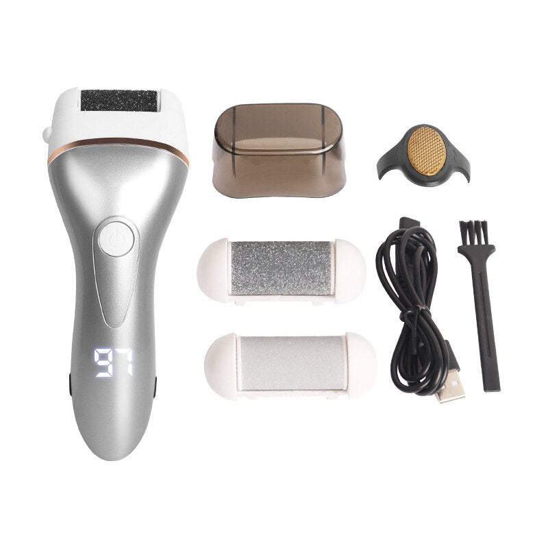Waterproof USB Rechargeable Electric Pedicure Tools Foot Care Machine Callus Remover Dead Skin Remover Foot File Heel Cleaner