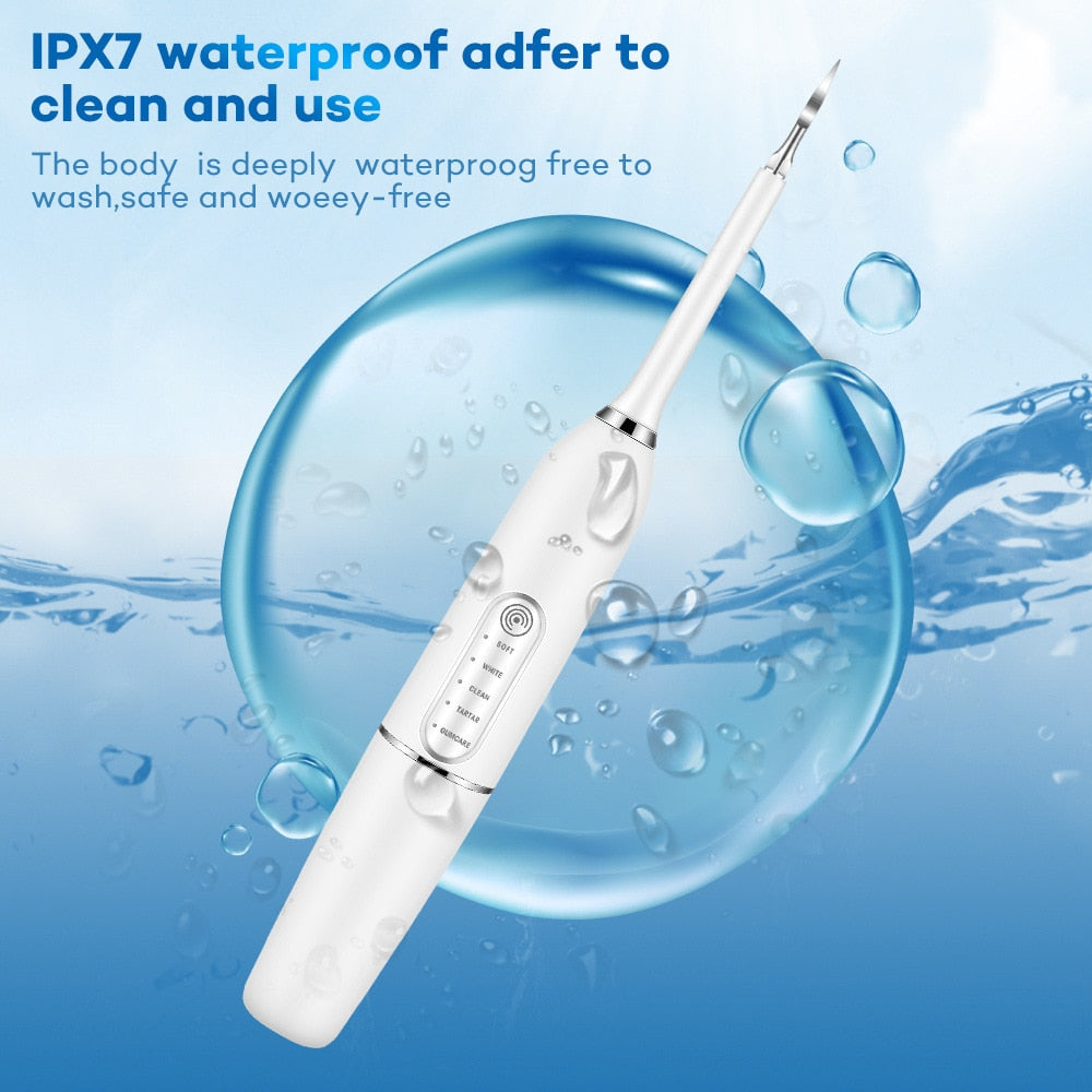 Portable Sonic Dental Scaler Electric Toothbrush Oral Teeth Tartar Remover Calculus Plaque Stains Cleaner Tooth Whitening Tools