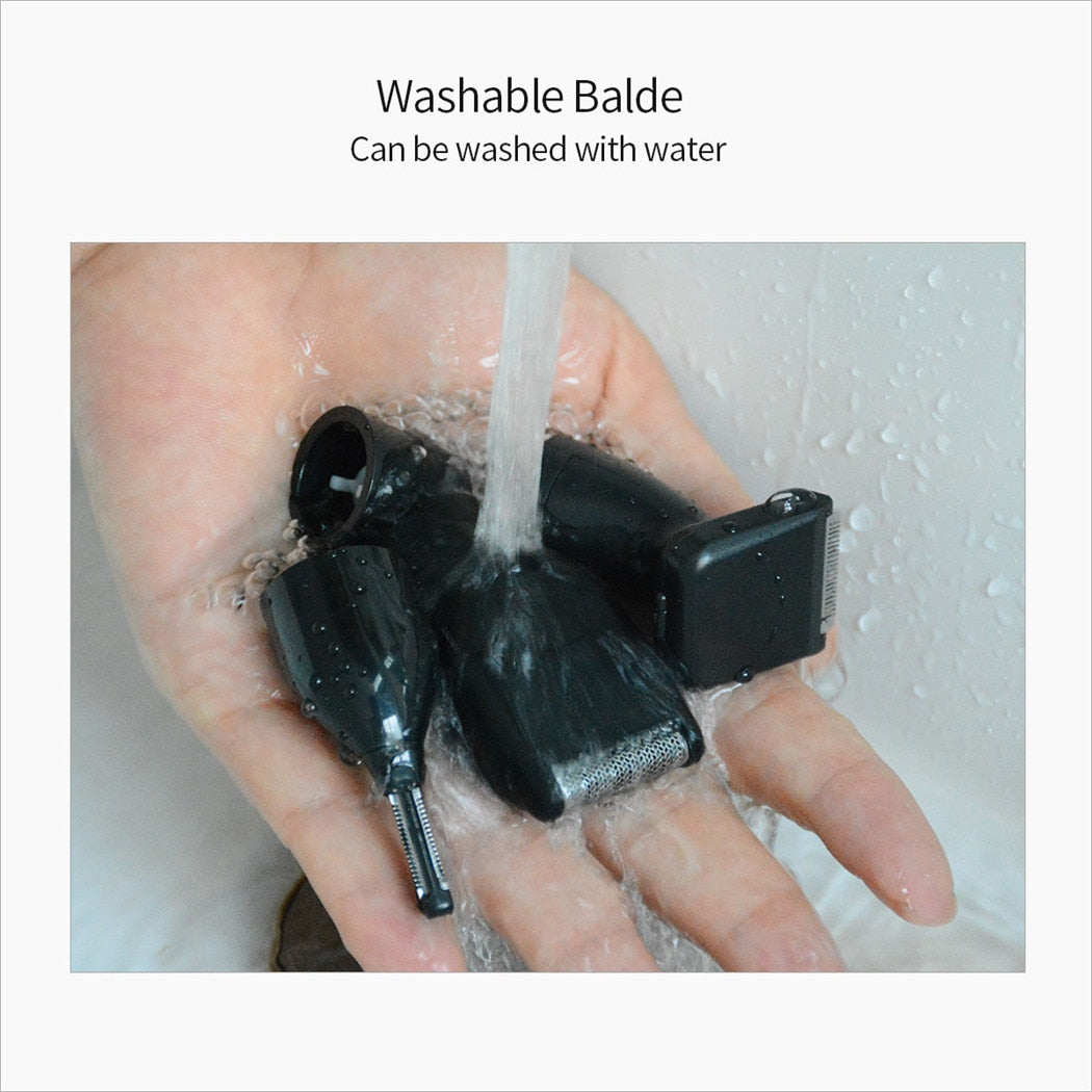 3 in 1 Electric Nose Hair Trimmer Women Eyebrow Shaping Device Shaving Razor Cutting Machine Remover For Adult Lady