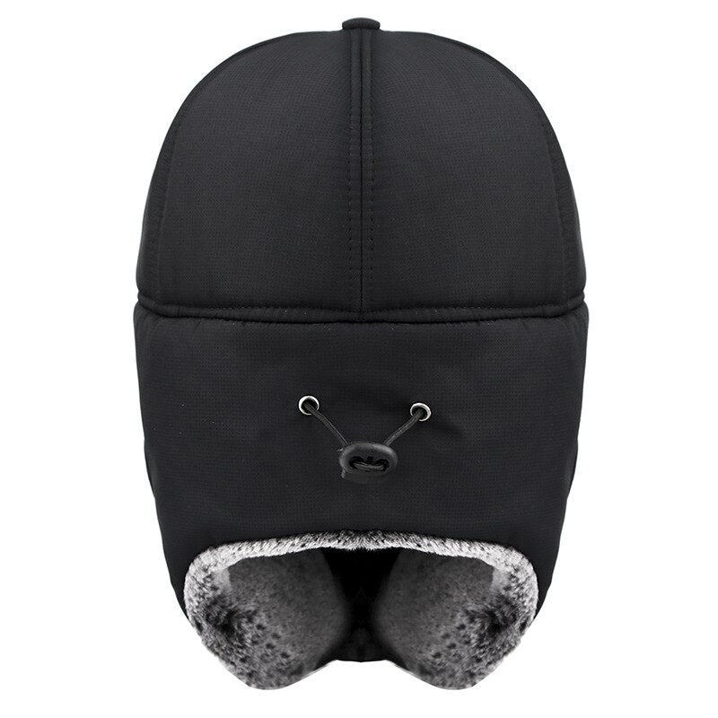 Men's Ear Protection Face Bomber Hats Thicker Plus Velvet Warm Women Winter Hat Outdoor Cycling Snow Male Bone Cap Ski Hat