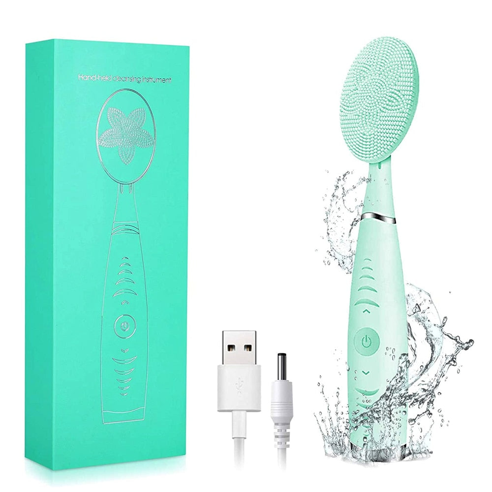 New Electric Facial Cleansing Brush Skin Pore Anti Aging Wrinkle Brush For Removing Skin's Blackheads Cosmetic Remove