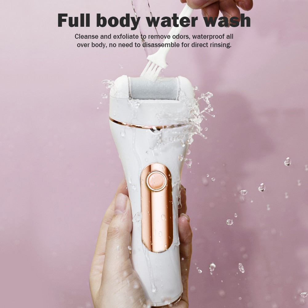 Professional Pedicure Electric Foot File USB Rechargeable Digital Display 2-Speed Grinding Pedicure Tool For Heel Callus Remover