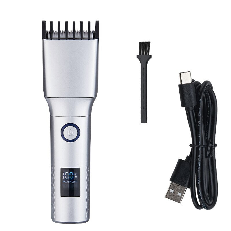 Electric Hair Trimmer Cordless Shaver Beard Trimmer Rechargeable Hair Cutting Machine Hair Clippers Men Professional