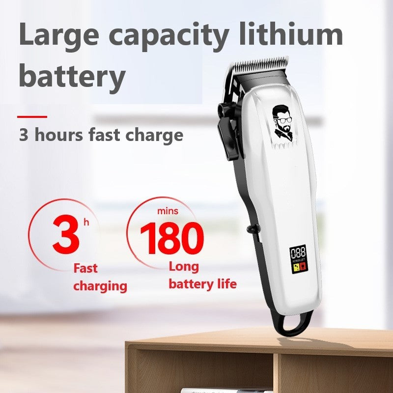 Adjustable Powerful Hair Clipper Barber Electric Hair Trimmer for Men Professional Cordless Hair Cutting Machine