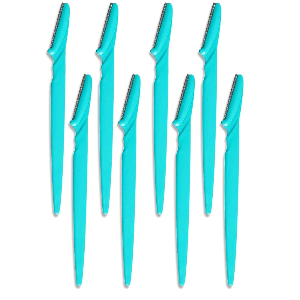 100Pcs Eyebrow Trimmer Blade Shaping Knife Eye Brow Epilation Face Blades Hair Removal Scraper Shaver Woman Makeup Tools