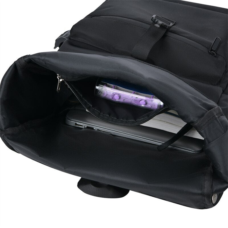 Multifunctional Business Backpack For Men High-quality Nylon 15.6 Laptop Backbag Luxury Waterproof Portable Travel Bag For Male