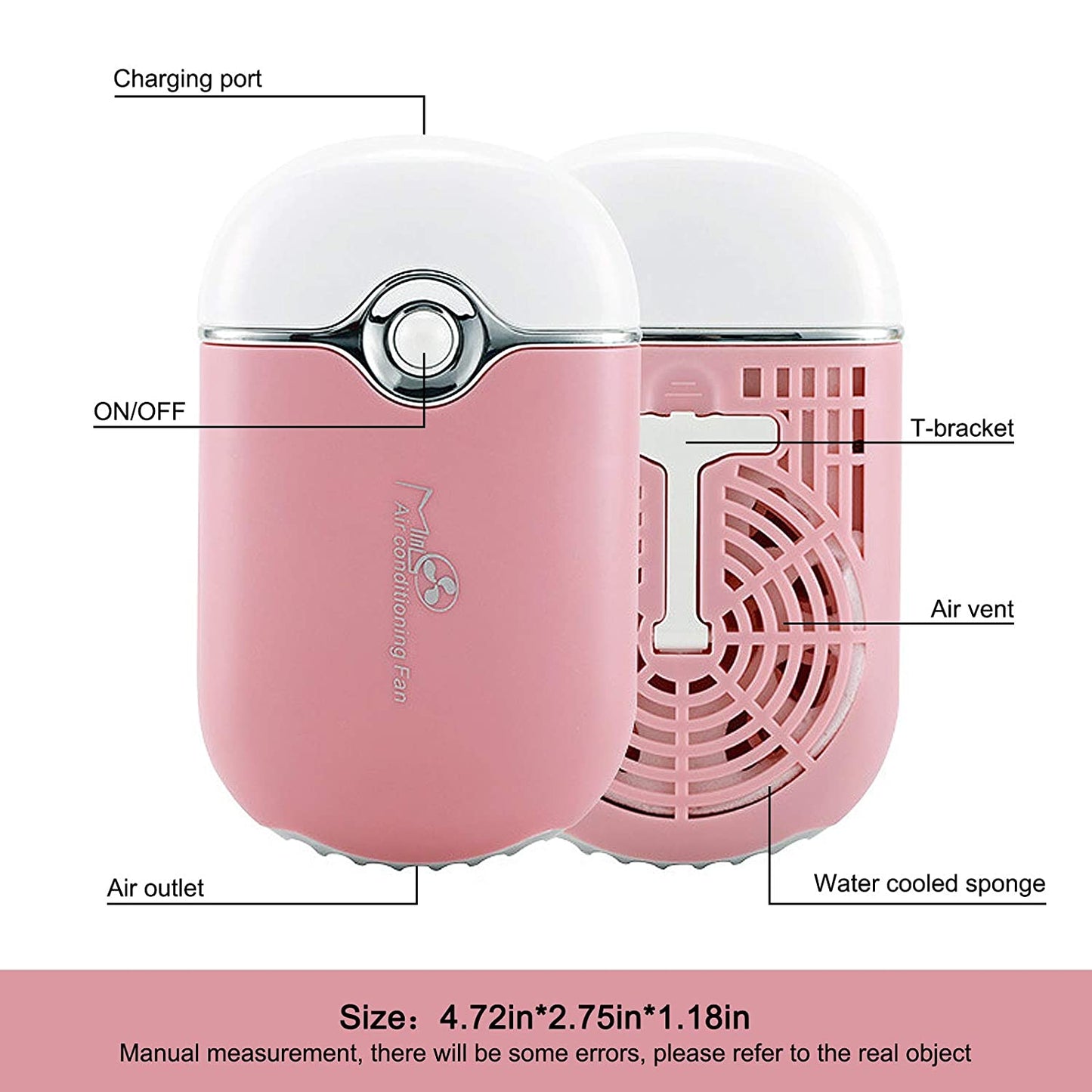 USB Eyelash Dryer Fan for Lash Extension Air Conditioning Blower Eyelash Fan Nail Polish Grafted Eye Lashes Dedicated Glue Dryer