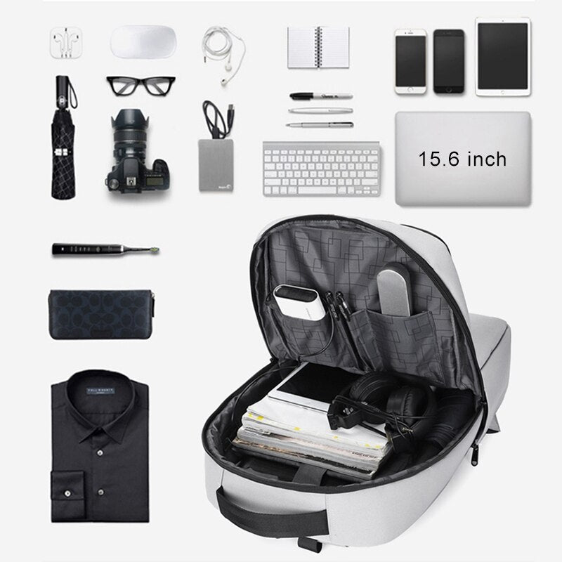 Business Men's Backpacks Multifunction USB Charging Bag Large Capacity Waterproof Rucksack Male Portable Travel Laptop Bagpack