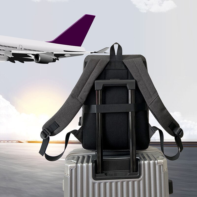 Large Capacity Backpacks For Men USB Charging Bag Multifunction Waterproof Rucksack Male Portable Casual Business Bagpack