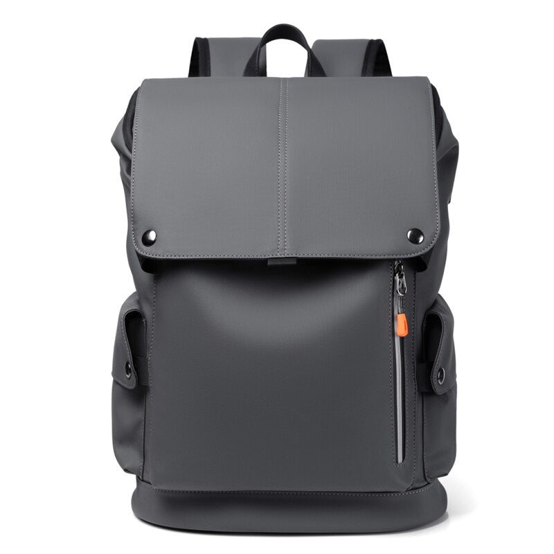 Men's Backpack Multifunctional Bags For Male Business Laptop Bag Waterproof Headphone Jack Bagpack PU Leather Casual Rucksack