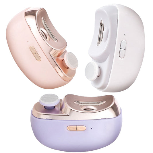 2 IN 1 Electric Nail Clipper Cutter With LED Light Automatic Nail Drill Trimmer For Kid Adult Manicure Tools Nails Clippers