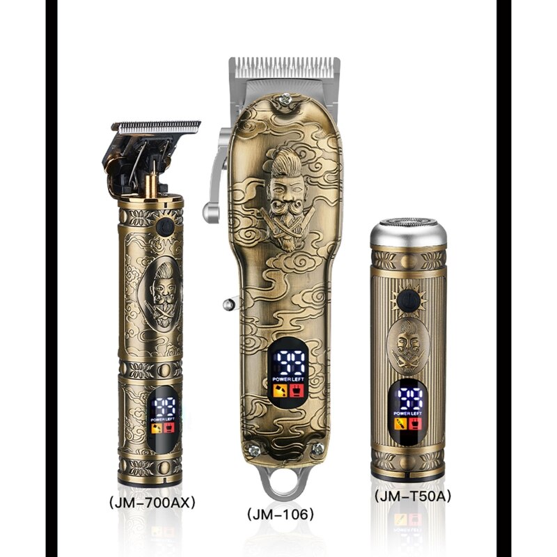 3 In 1 Professional Hair Clipper Hair Trimmer for Men Hair Cut USB Rechargeable