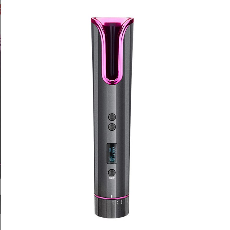 Wireless Automatic Curling Iron USB Rechargeable Rotating Curling Iron Large Volume Does Not Hurt Hair Lazy Electric