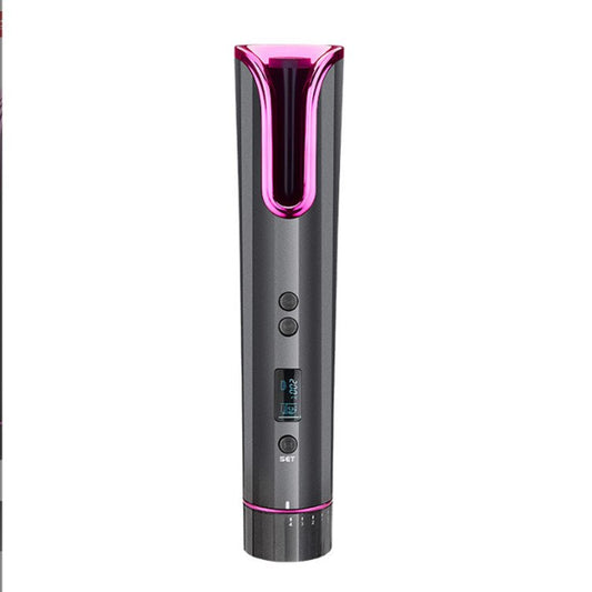 Wireless Automatic Curling Iron USB Rechargeable Rotating Curling Iron Large Volume Does Not Hurt Hair Lazy Electric