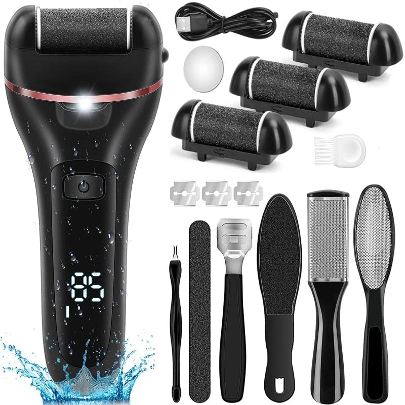 Rechargeable Electric Foot File Callus Remover Machine Pedicure Device Foot Care Tools Feet For Heels Remove Dead Skin