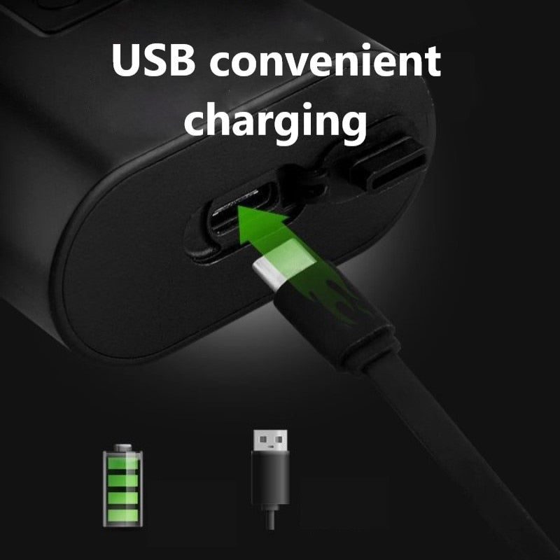 Electric Waterproof Shaver for Men USB Rechargeable Portable Rotary Double-head Shaver Mini Pocket Shaver