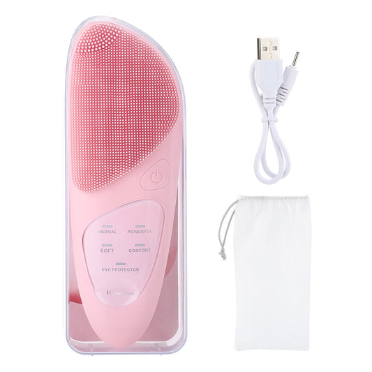 5 In 1 Face Massager Facial Cleanser Face Brush Electric Hot Compress Eye Massager USB Charging Facial Cleaning Brushes