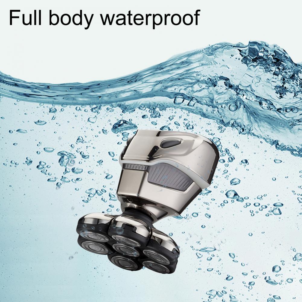 Electric Hair Shaver Creative Seven Cutter Heads Powerful for Home Electric Hair Trimmer Male Grooming Shaver