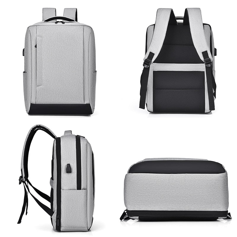 Men's Fashion Business Backpack Rucksack For Male Laptop Backpack 15.6/17 Inches Usb Charging Nylon Multifunctional Bags