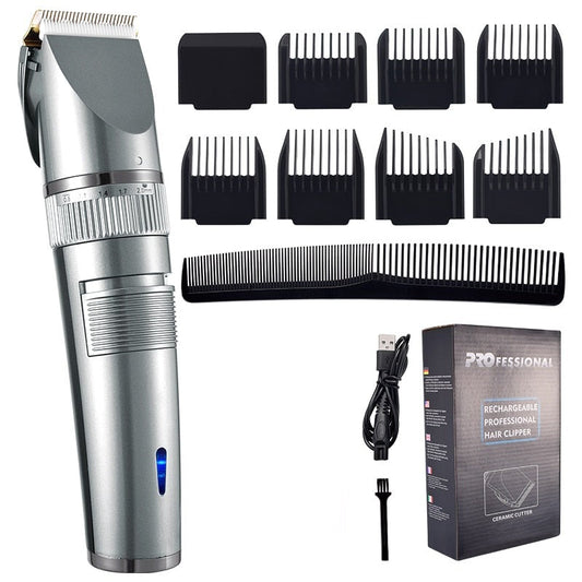 Professional Hair Trimmer Digital USB Rechargeable Hair Clipper for Men Haircut Ceramic Blade Razor Hair Cutter Barber Machine
