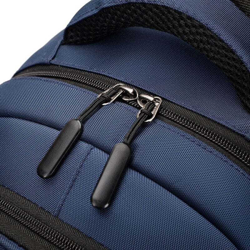 Men's Backpack Multifunctional Rucksack For Male Nylon Laptop 15.6 Inches Backbag Luxury Waterproof Portable Travel Bag Black