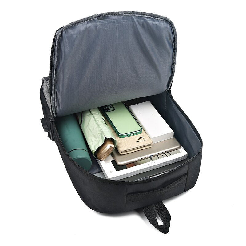 Large Capacity Men's Backpack Multifunction USB Charging Bag Male Rucksack For Laptop Business Bagpack 15.6 Inches Luxury Bag