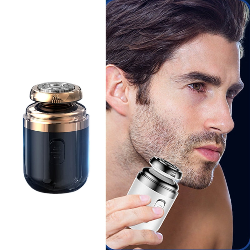 Mini Electric Razor Shave Portable Electric Shaver Pocket Size Portable Outdoor Smart Battery Tool Mini Beard Razor For Men