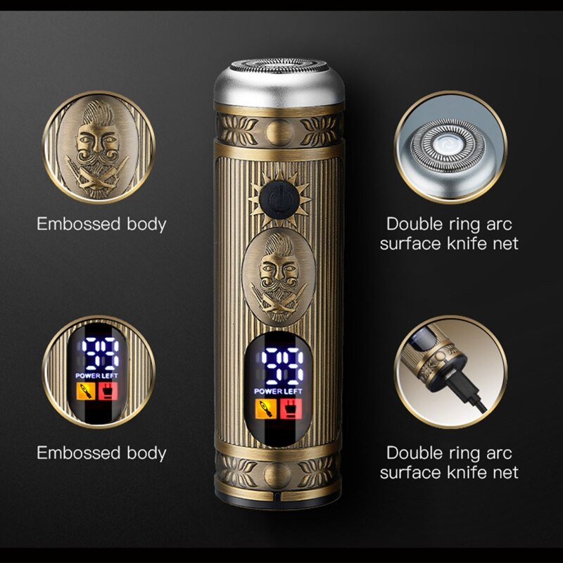 3 In 1 Professional Hair Clipper Hair Trimmer for Men Hair Cut USB Rechargeable