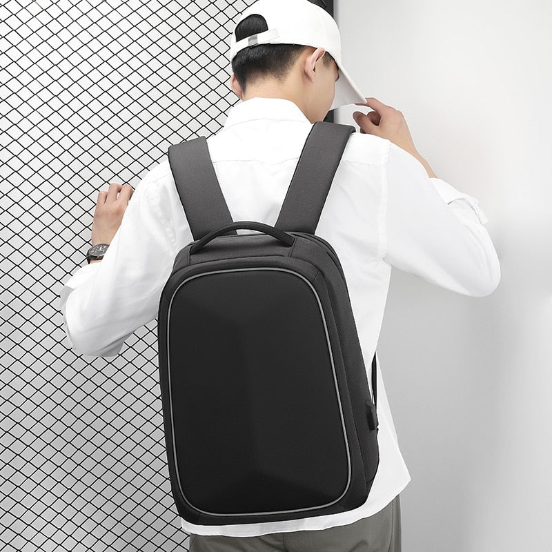 Business Backpack For Men USB Charging Multifunctional Oxford Cloth Waterproof Luxury Rucksack Unisex Holds 15.6-inch Laptop bag