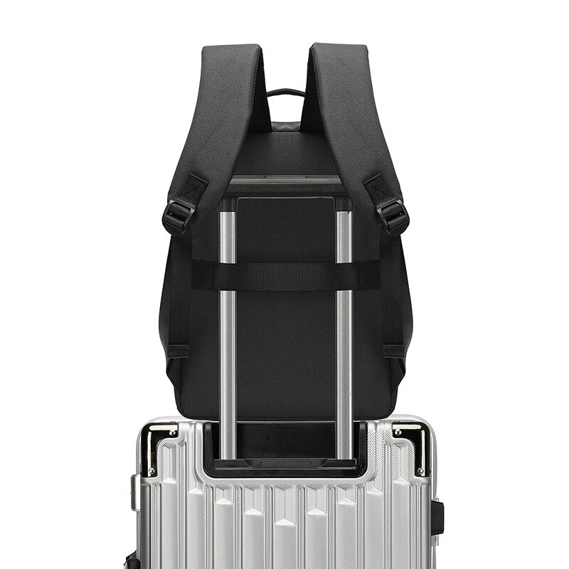 Business Backpack For Men Rhombus Design High-quality Nylon Multifunctional Laptop Backbag Luxury Waterproof Portable Travel Bag