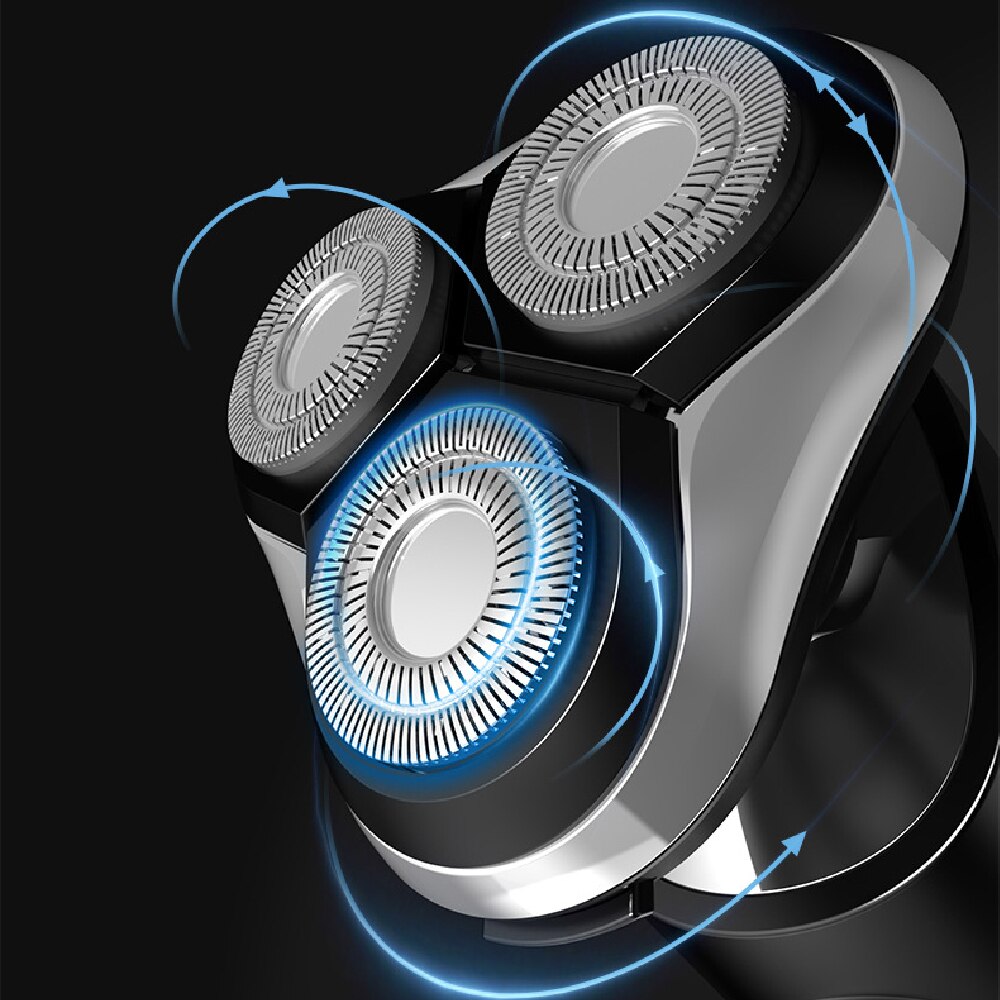 Electric Shaver for Men Razor Beard Trimmer Epilator Clipper Shaving Machine Floating Cutter Head Waterproof